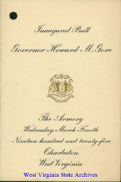 inaugural ball dance card