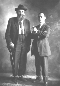 "Devil Anse" Hatfield and unidentified man