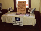 Hatfield McCoy Festival display