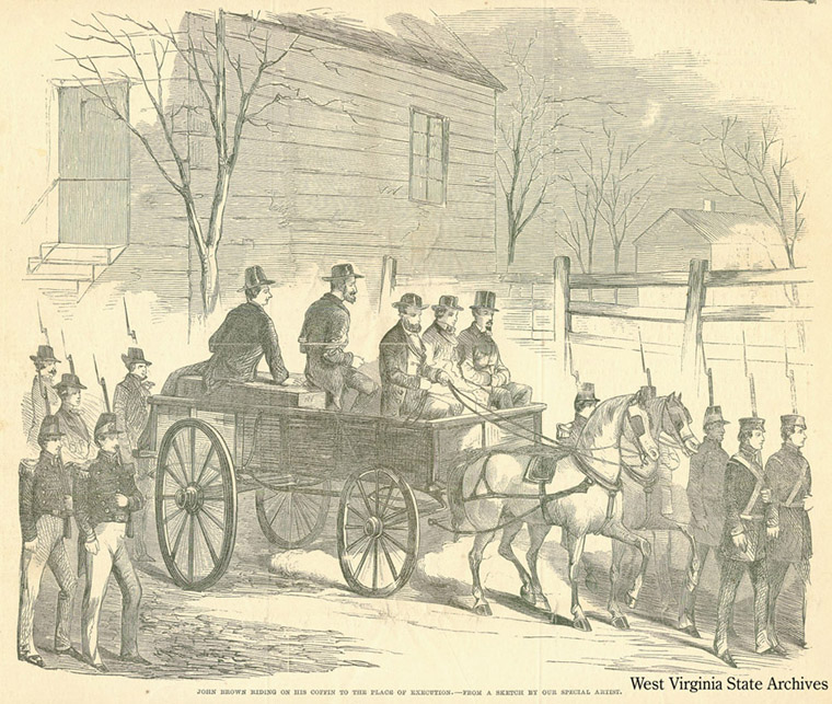 John Brown Riding on Coffin