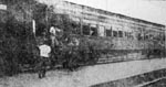 A coach load of soldiers waiting in the C&O Station, Huntington. Huntington Advertiser , 4
September 1921