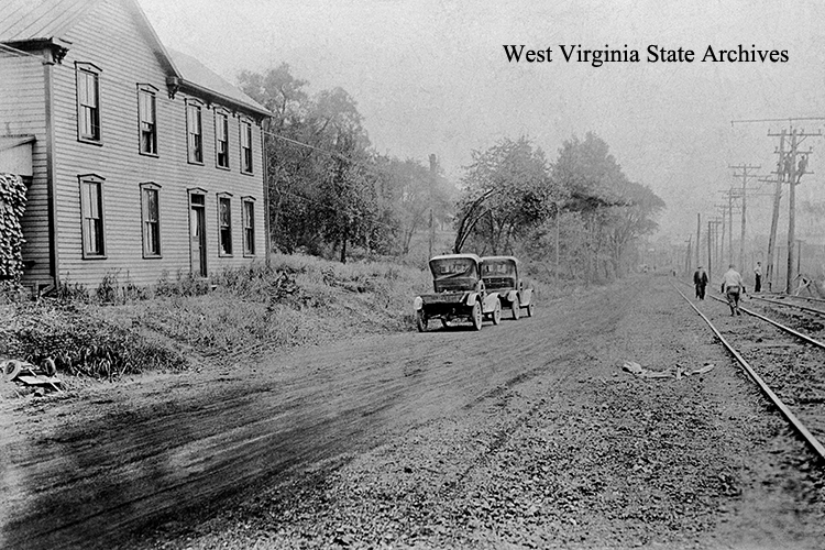 Route 2, pre-pavement, Beech Bottom, Brooke County, 1934. West Virginia State Archives, Hatty Glover Collection (011106)