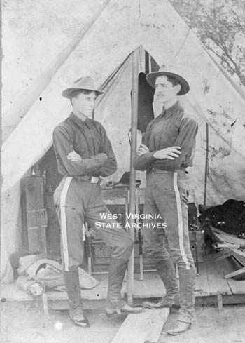 Spanish American War Soldiers of the 2nd West Virginia Volunteer
Infantry