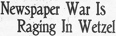 Newspaper headline