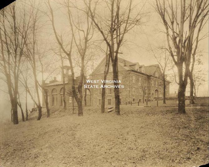 John Brown's Fort and Lincoln Hall at Storer College