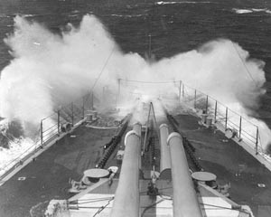 The USS West Virginia on the way to Hawaii in 1928