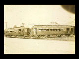 Fairmont and Clarksburg Traction Company cars No. 230 and 228 at barn.