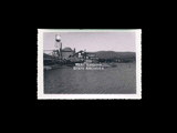 Meadow River Lumber Company mill and pond at Rainelle. From small red photo album.