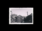 Meadow River Lumber Company mill and pond at Rainelle. From small red photo album.