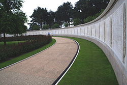 Normandy American Cemetery Garden of the Missing. American Battle Monuments Commission