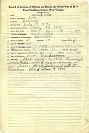 Kimble's service record