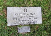 Grave of Orville
Andrew May