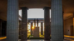 Court of the Tablets of the Missing, Sicily-Rome American Cemetery. Courtesy American Battle Monuments Commission