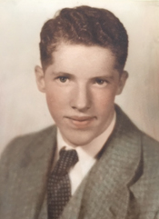 Paul Harding Nuzum as a young man, perhaps his graduation photo. Courtesy Mary Esther Brast Gutierrez