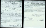 Mark Reed registration card