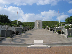 Courts of the Missing, Honolulu Memorial. Public domain photo by Jiang